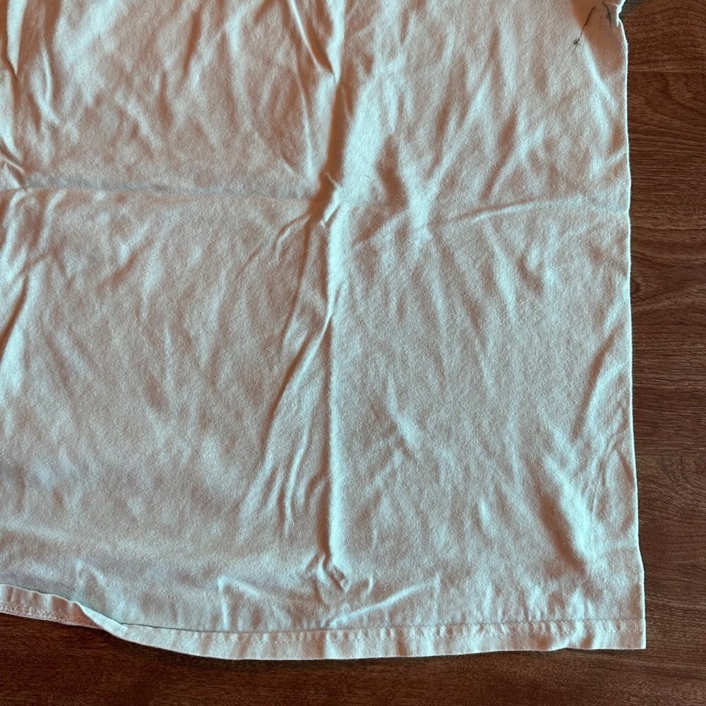 Hanes Beefy-T White Tee Oli Gas E.R. Vine & Sons INC T-Shirt Size XL - Picture 13 of 16